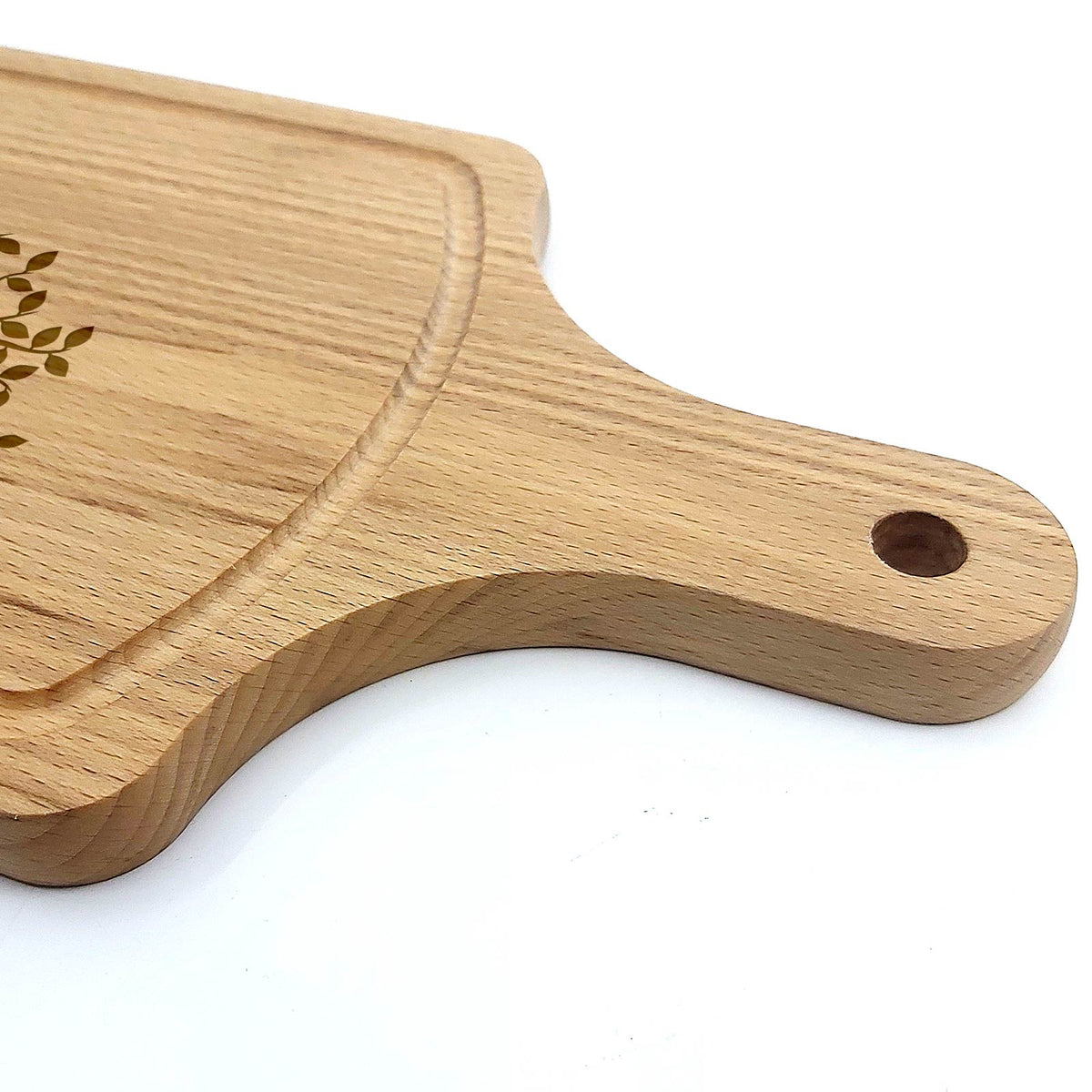 Planche à découper personnalisée avec noms et Initiale