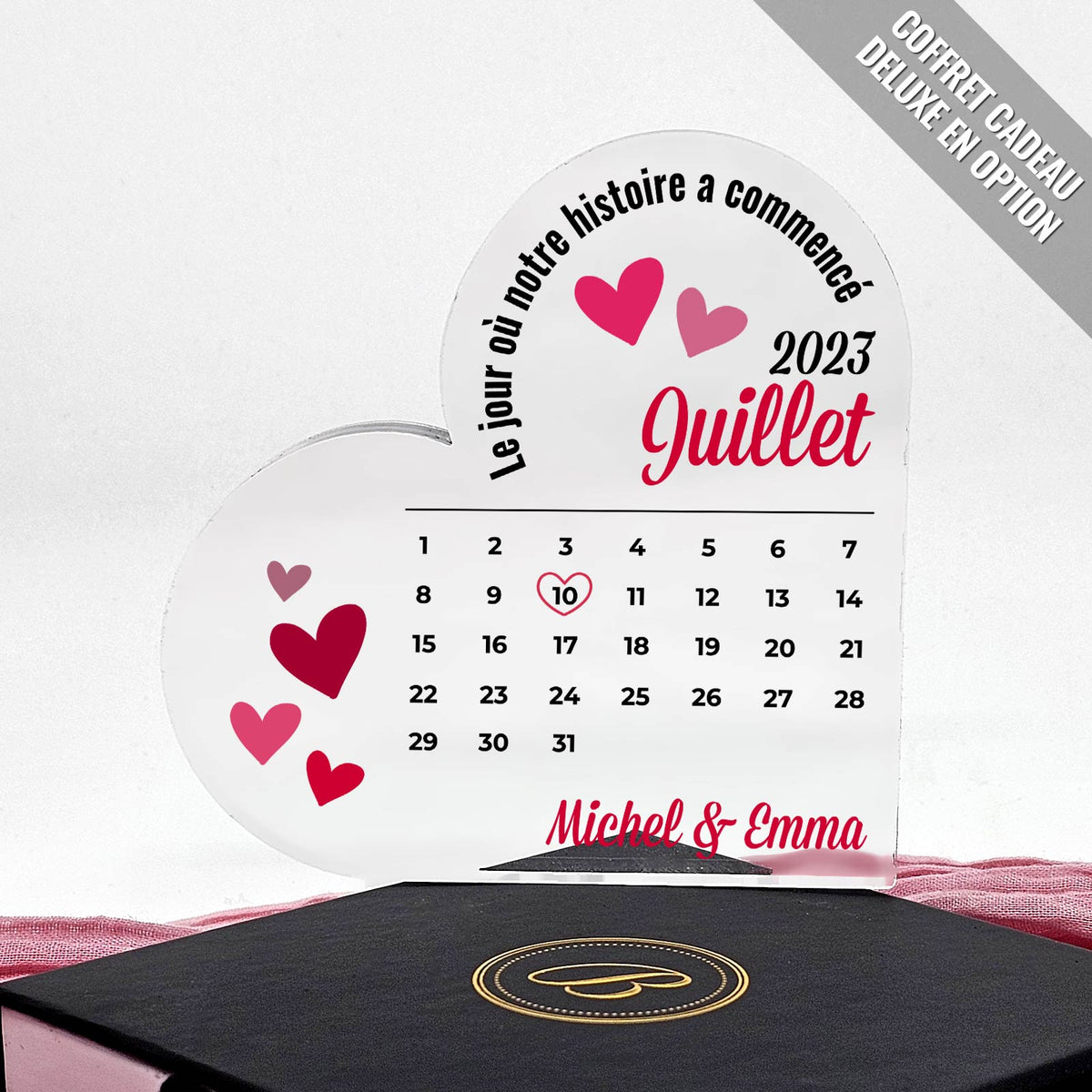 Meilleur Jour Du Monde - Cœur En Plexiglas