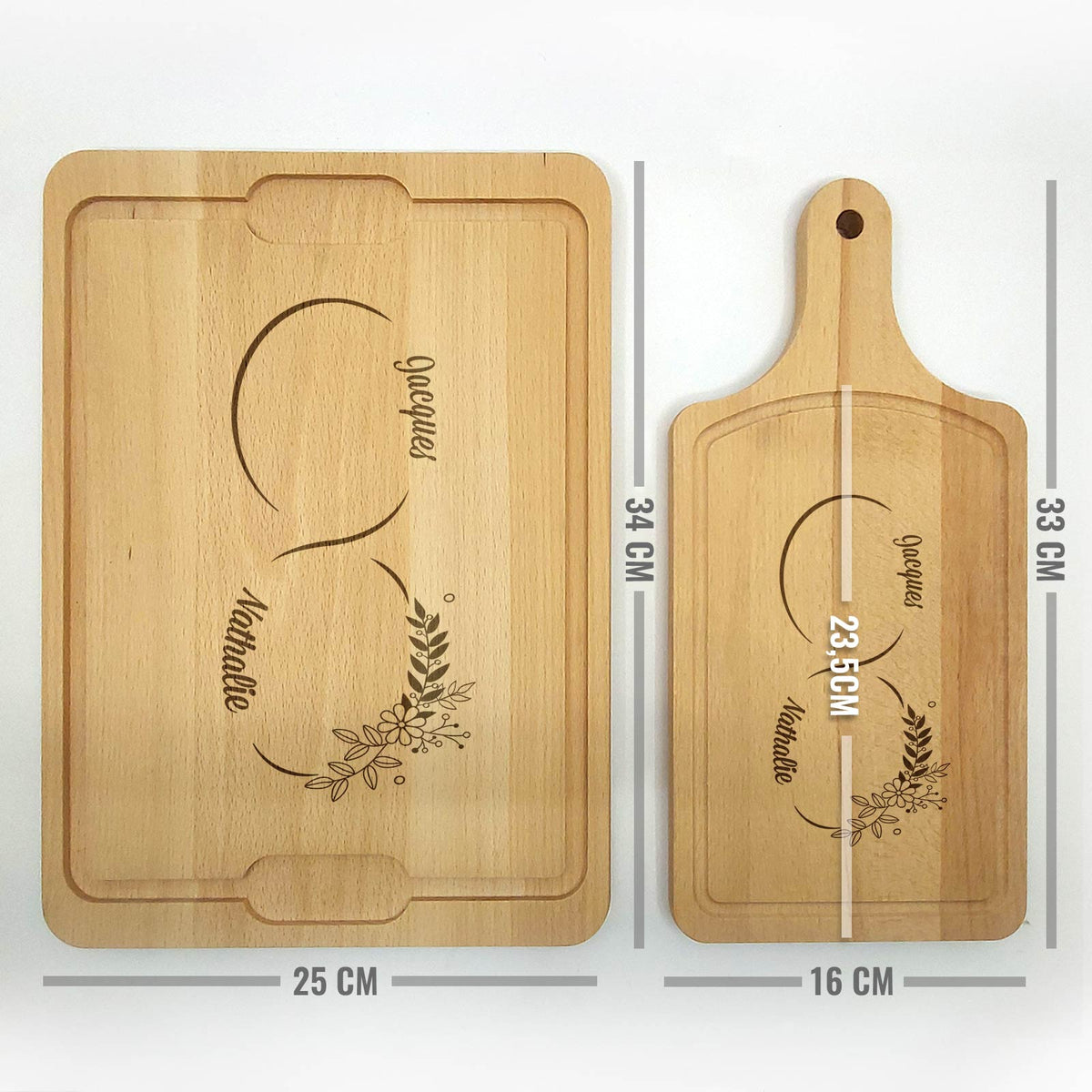 Planche à découper Personnalisée avec symbole de l&#39;Infini