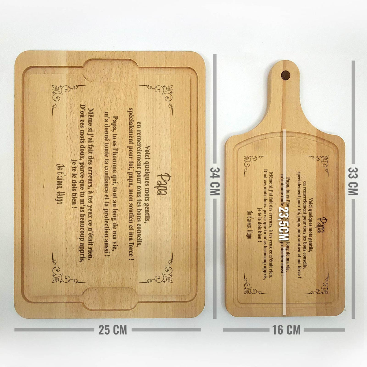 Planche à Découper personnalisée pour papas