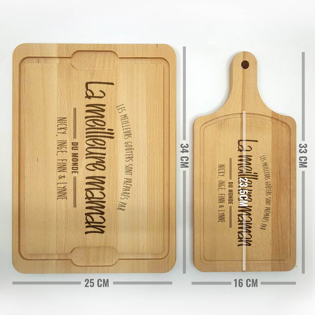 Meilleurs goûters - Planche à découper personnalisée pour mamans