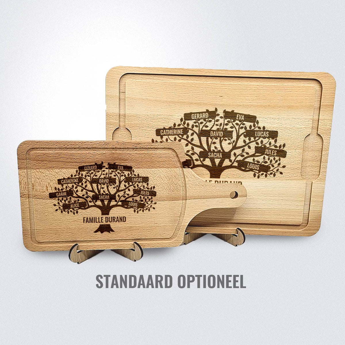 Arbre généalogique et prénoms - Planche à découper