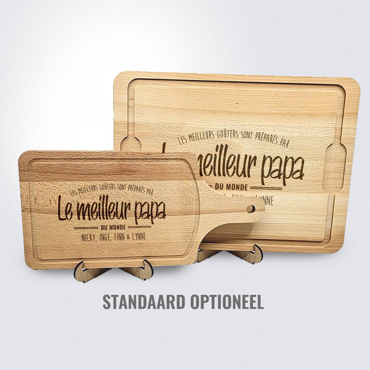 Meilleurs goûters - Planche à découper personnalisée pour papas