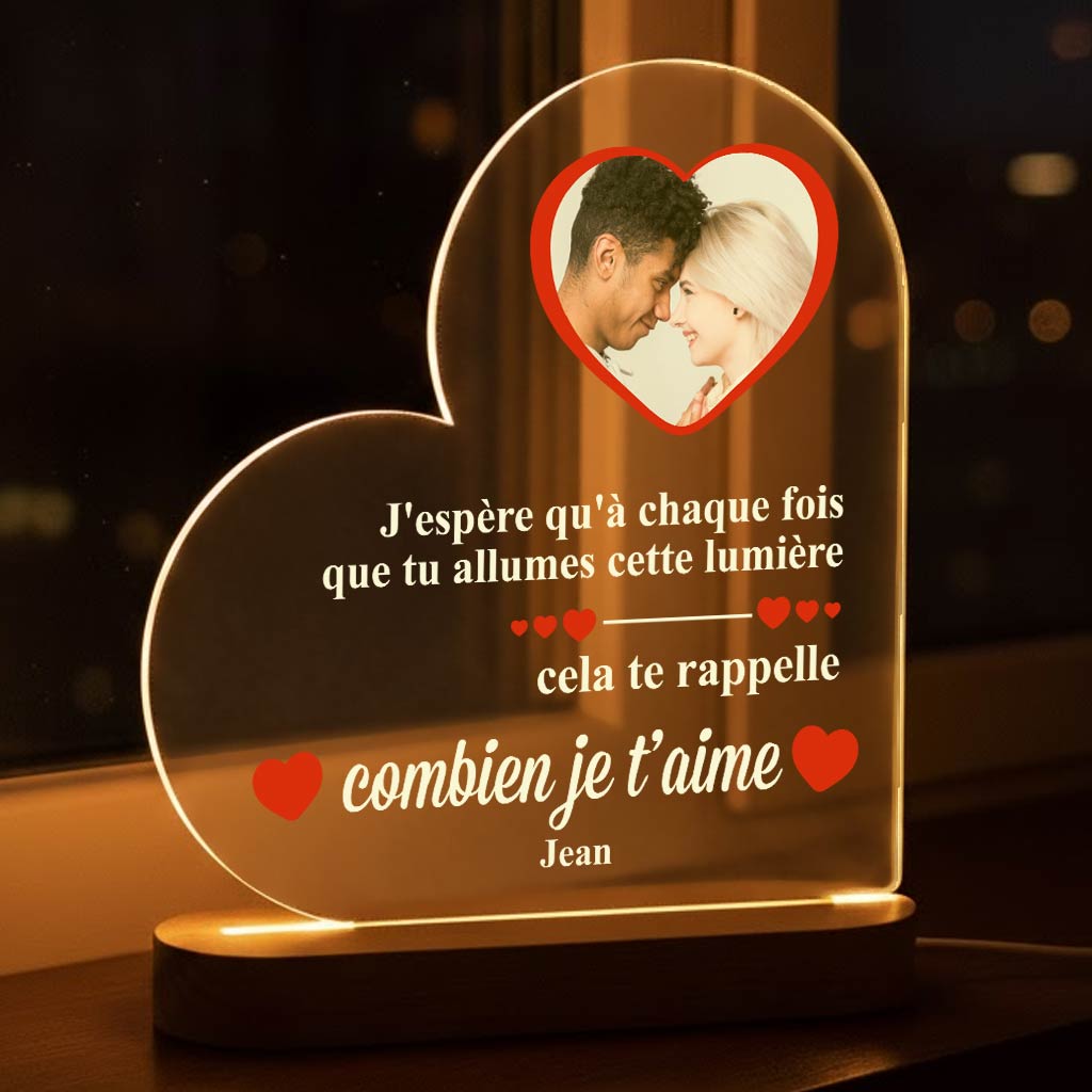 Lampe de la Saint-Valentin