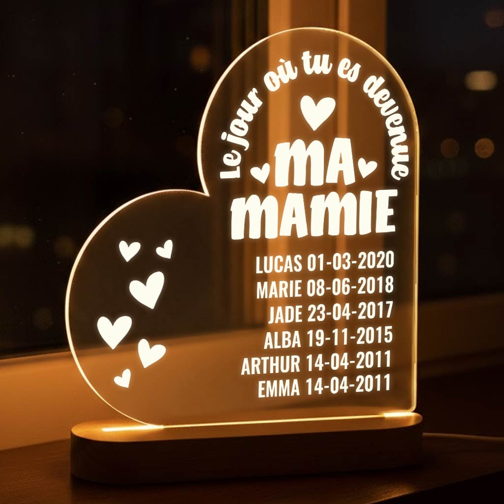 Le jour où tu es devenue ma mamie