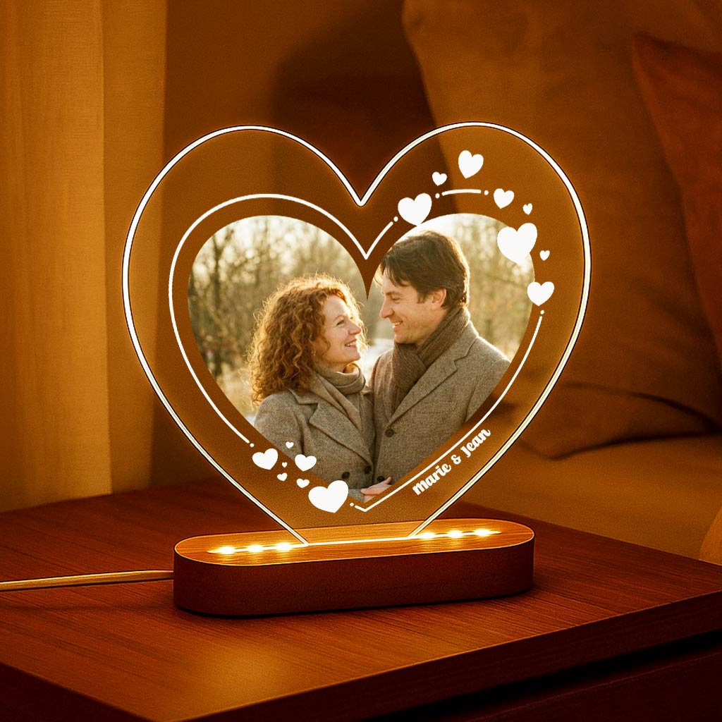 Photo en forme de cœur – lampe LED