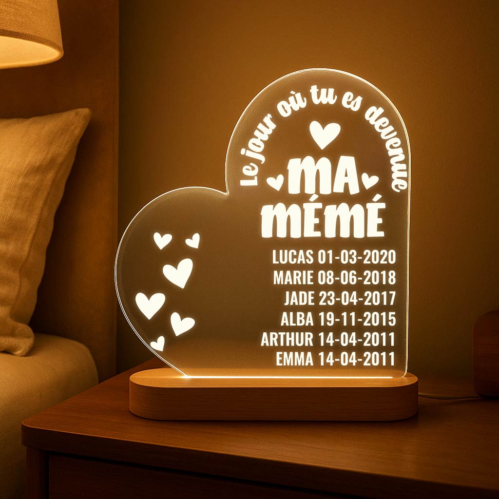 Le jour où tu es devenue ma mamie