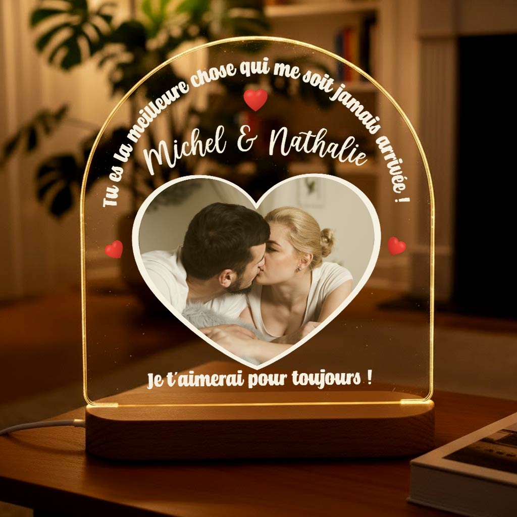 Lampe d’amour avec photo