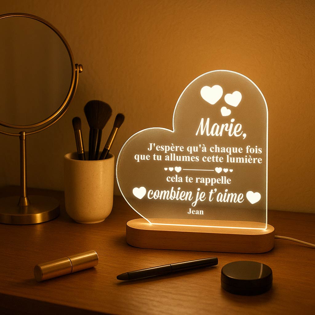 Lampe de rappel pour ton être cher