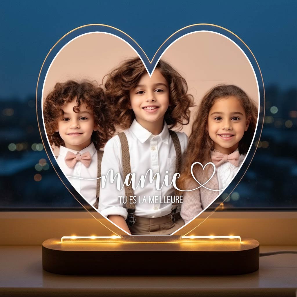 Mamie, tu es la meilleure – lampe LED