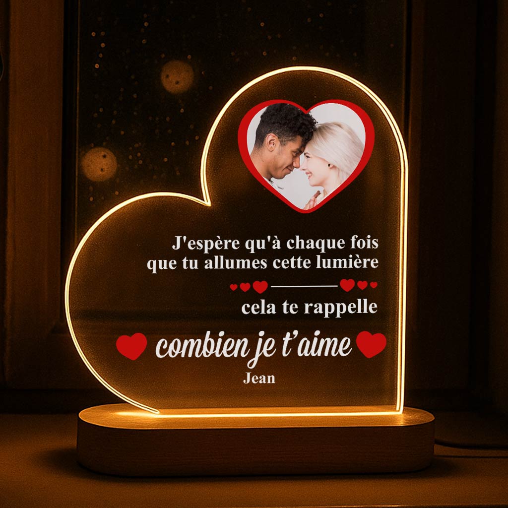 Lampe de la Saint-Valentin