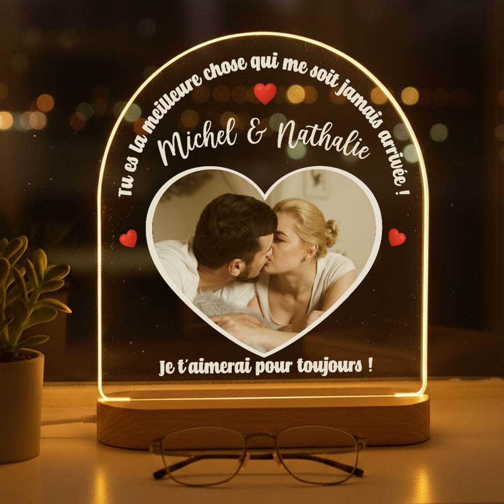 Lampe d’amour avec photo