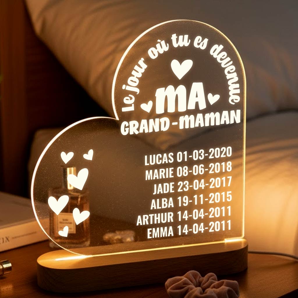 Le jour où tu es devenue ma mamie