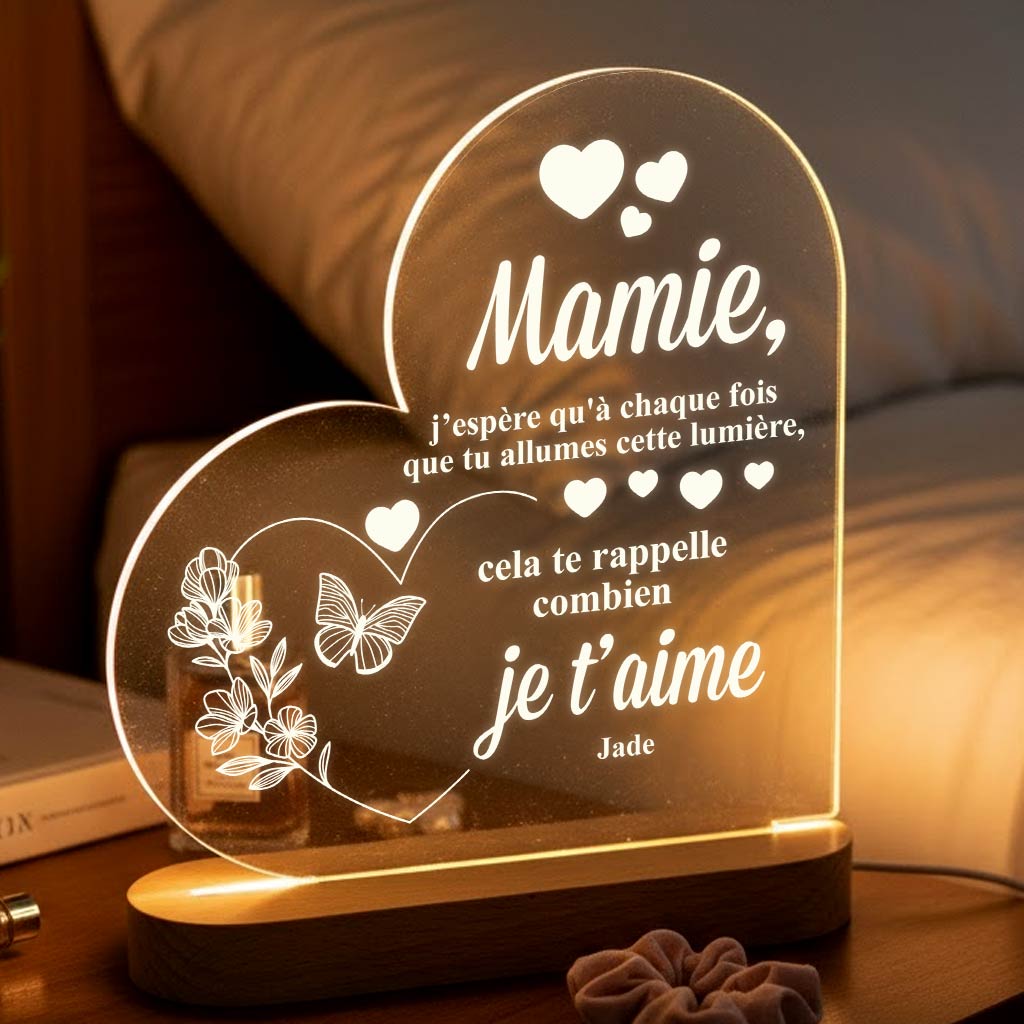 Lampe souvenir pour maman ou mamie
