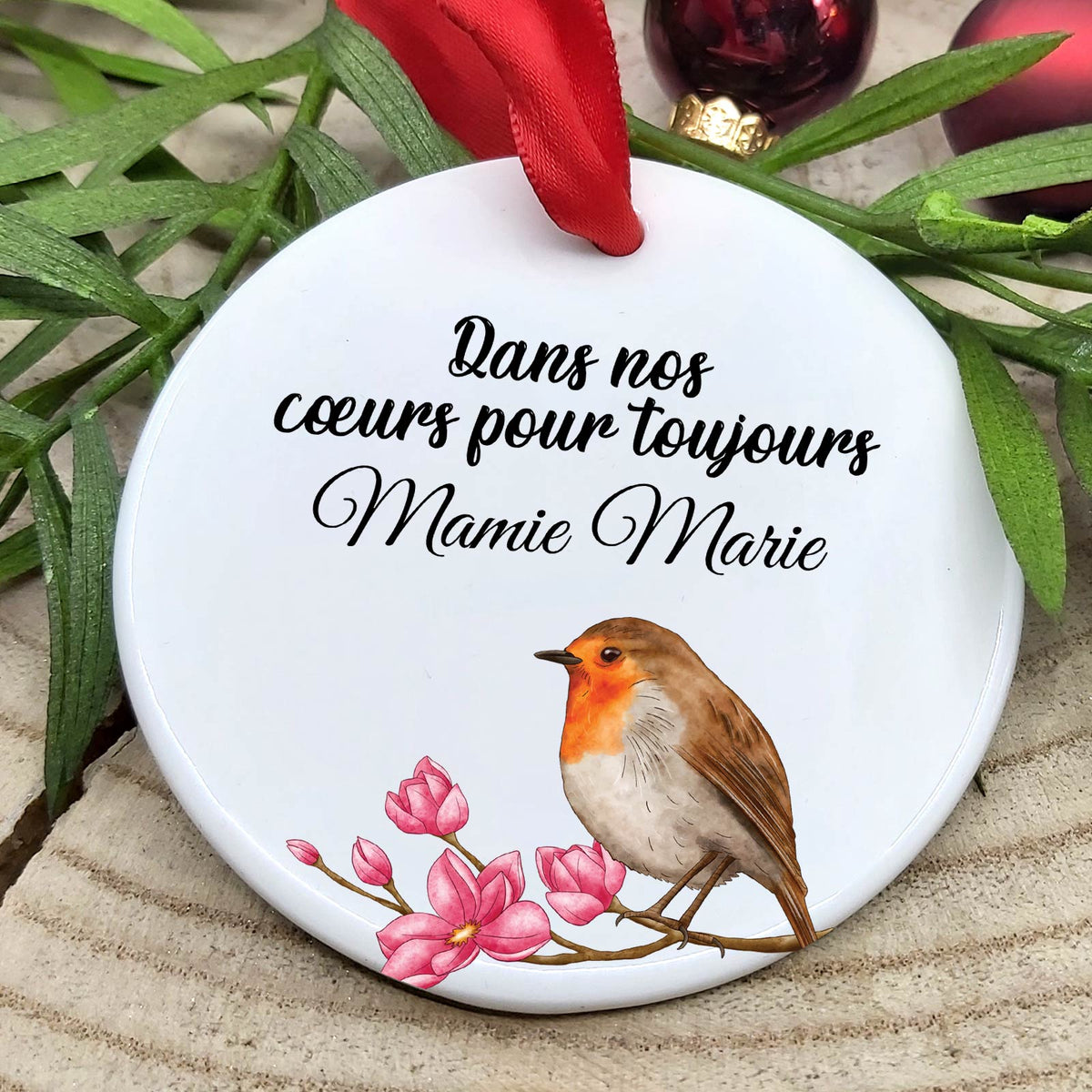 Dans nos cœur pour toujoursl ! Décoration en céramique