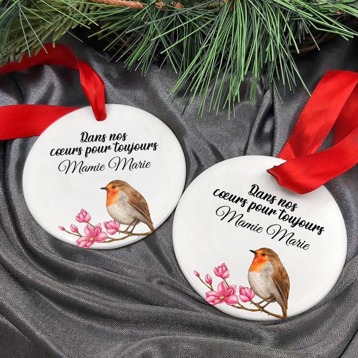 Dans nos cœur pour toujoursl ! Décoration en céramique