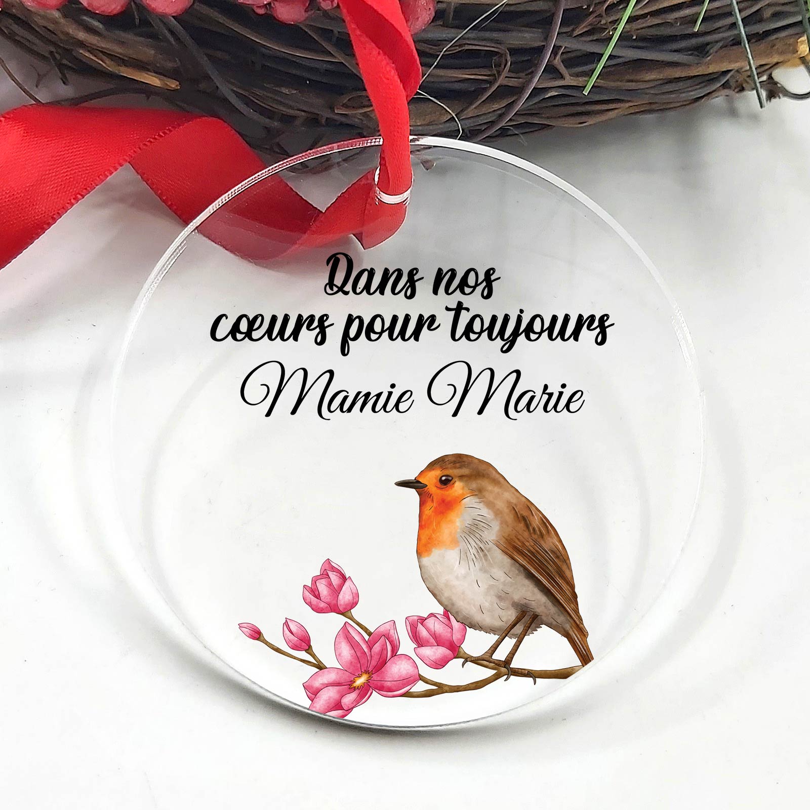 Dans nos cœur pour toujours ! Décoration en plexiglas