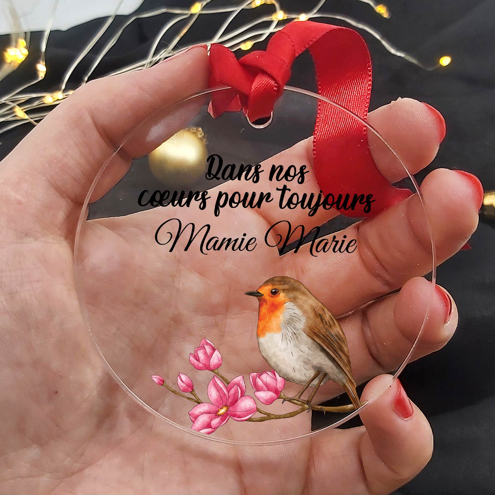 Dans nos cœur pour toujours ! Décoration en plexiglas