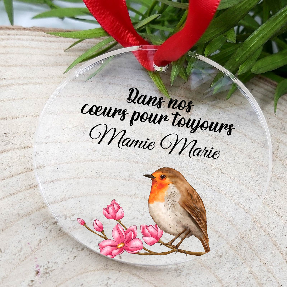 Dans nos cœur pour toujours ! Décoration en plexiglas