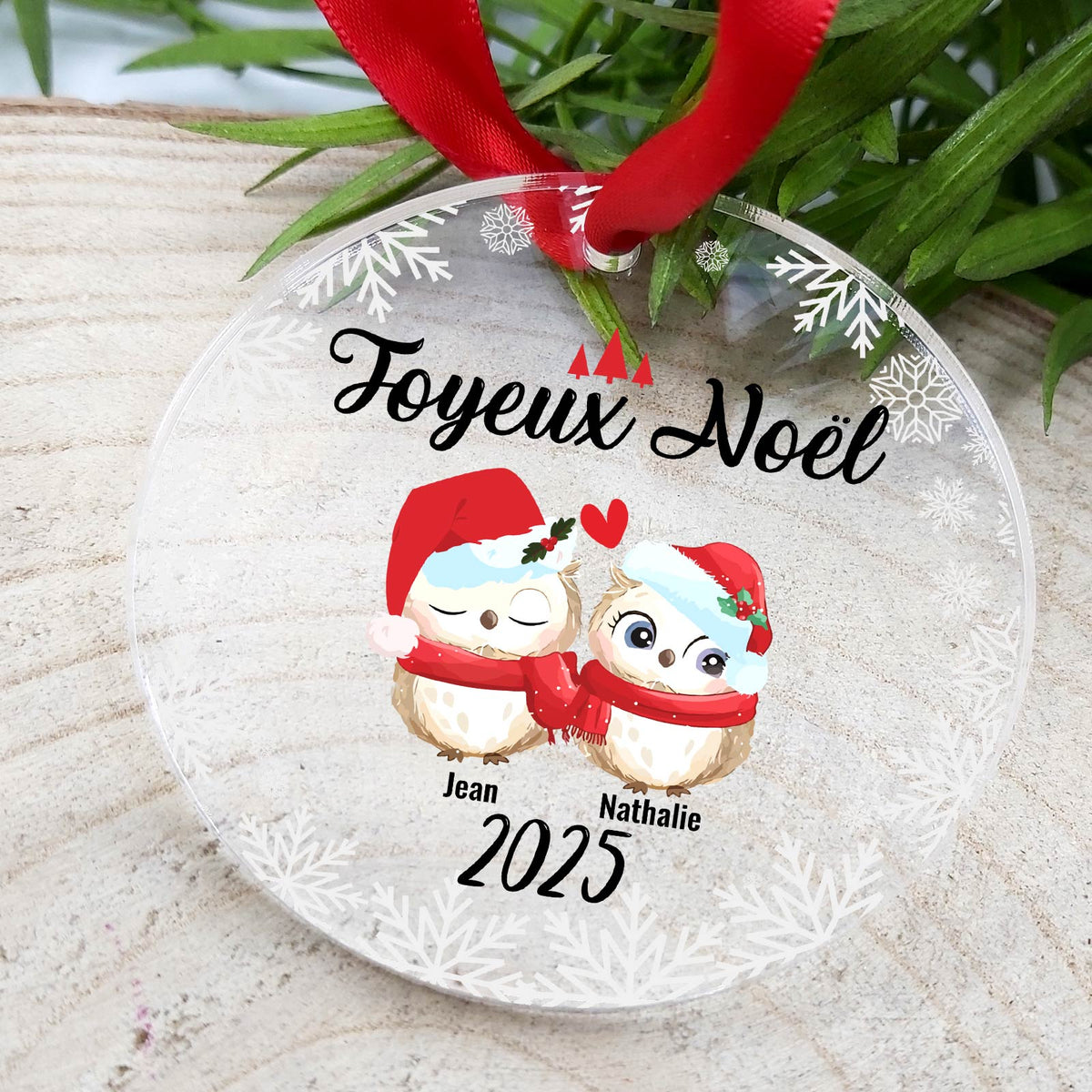 Jolie Famille d&#39;Oiseaux - Décoration en plexiglas