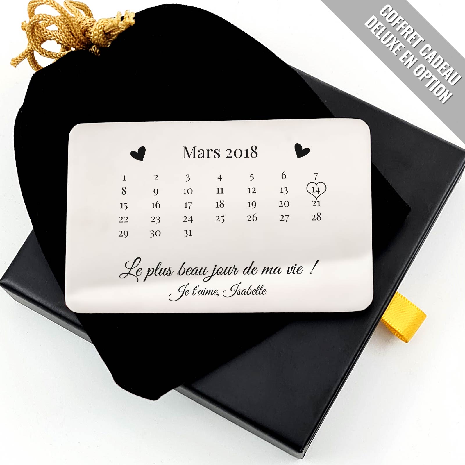 Le plus beau jour de ma vie ! - Carte de Portefeuille