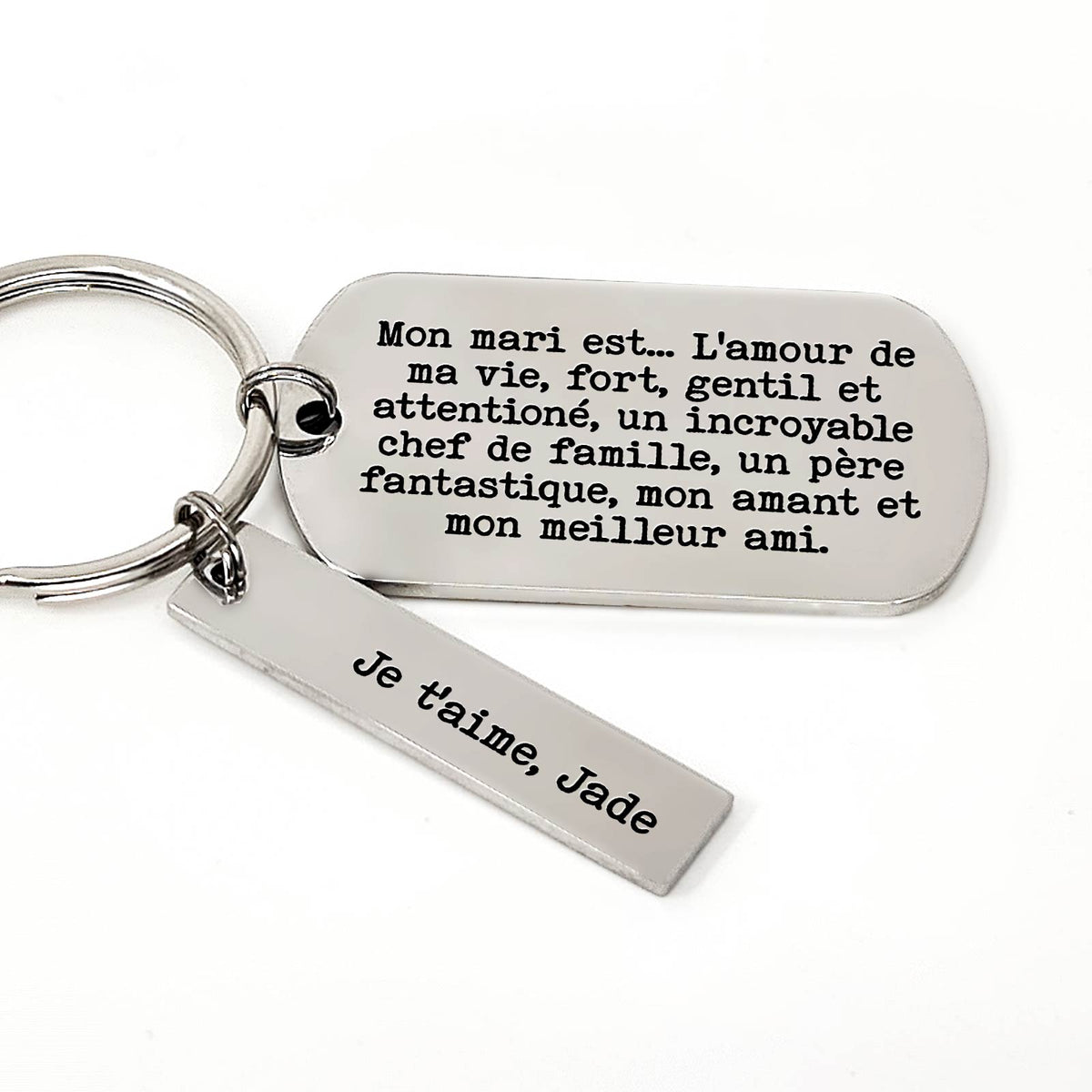 Mon mari est... L&#39;amour de ma vie - Porte-clés Médaille