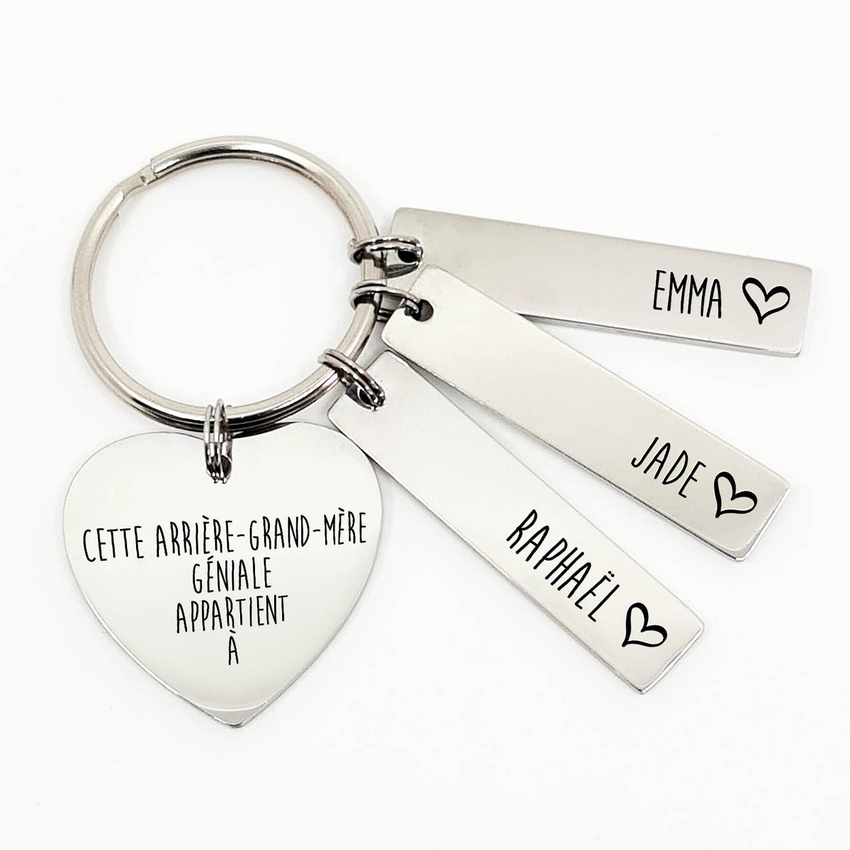 Cette arrière-grand-mère géniale appartient à - Porte-clés Cœur