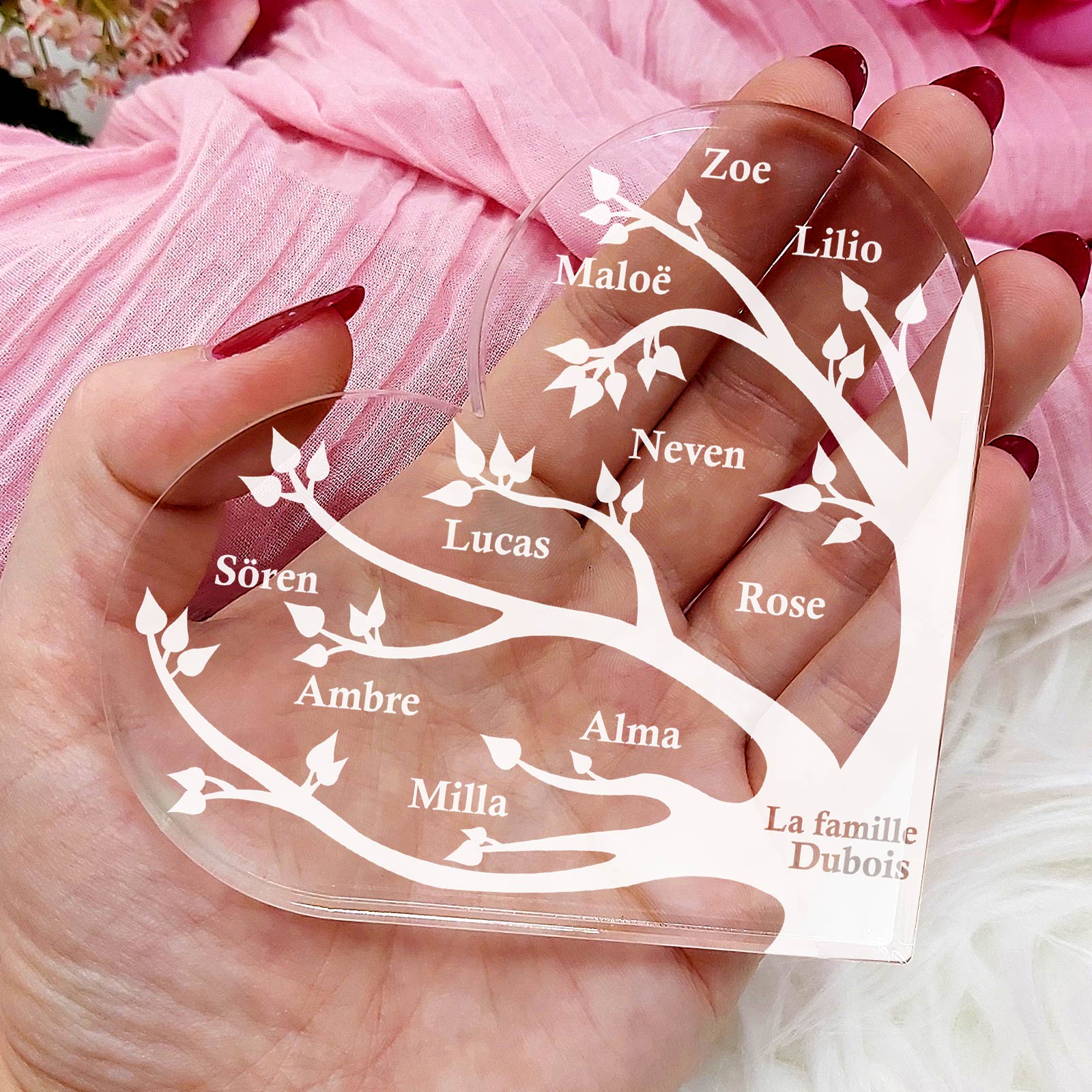 Arbre Généalogique en Cœur