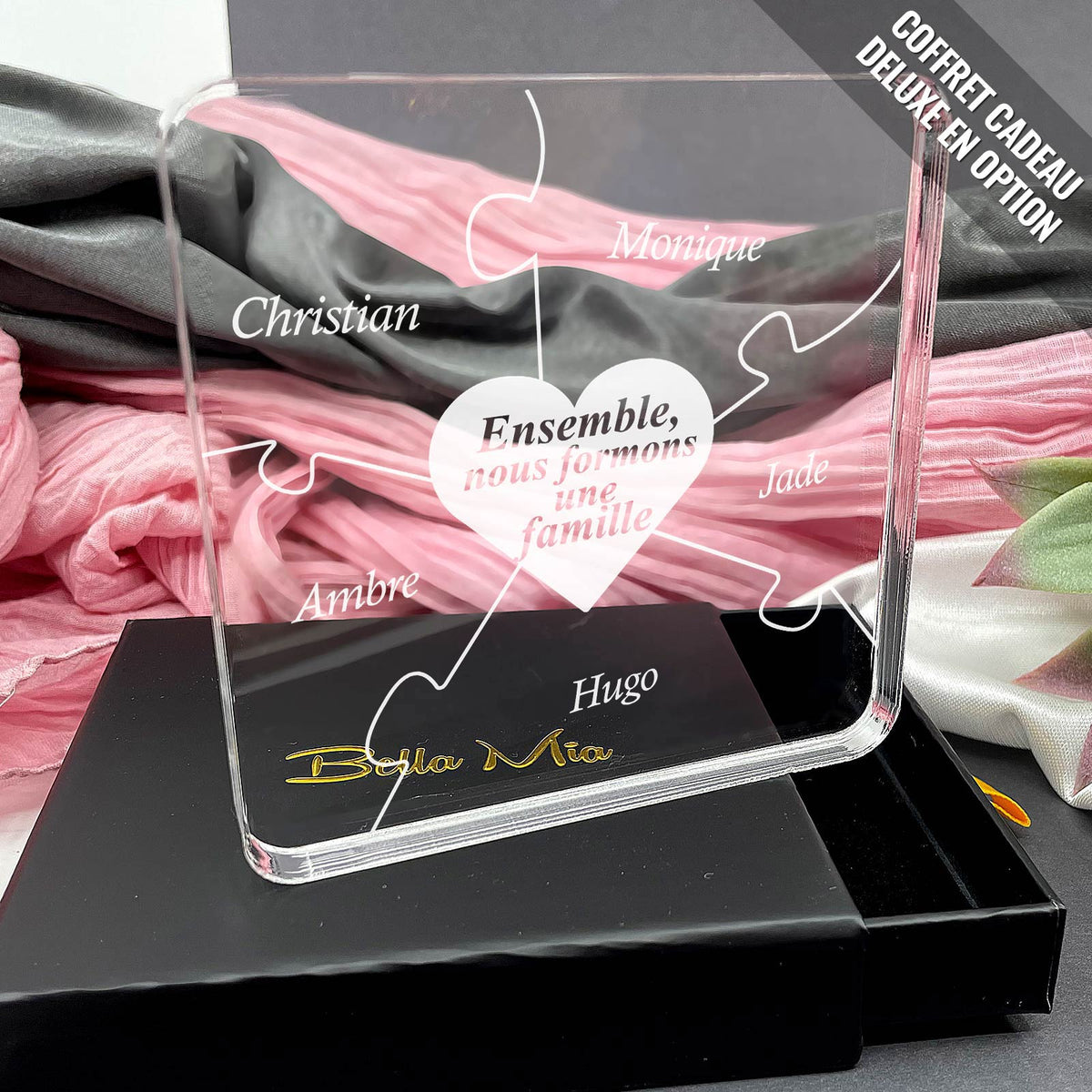 Ensemble Nous Formons une Famille - Plaque en Plexiglas