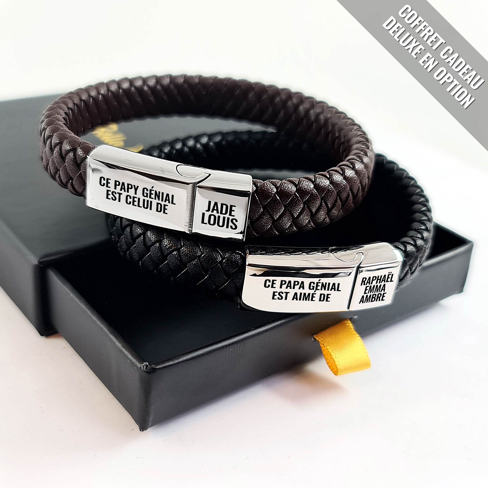 Bracelet personnalisé pour papa / papy