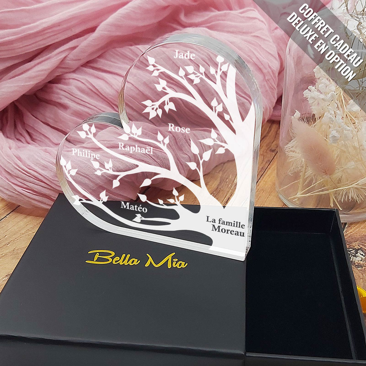 Arbre Généalogique en Cœur