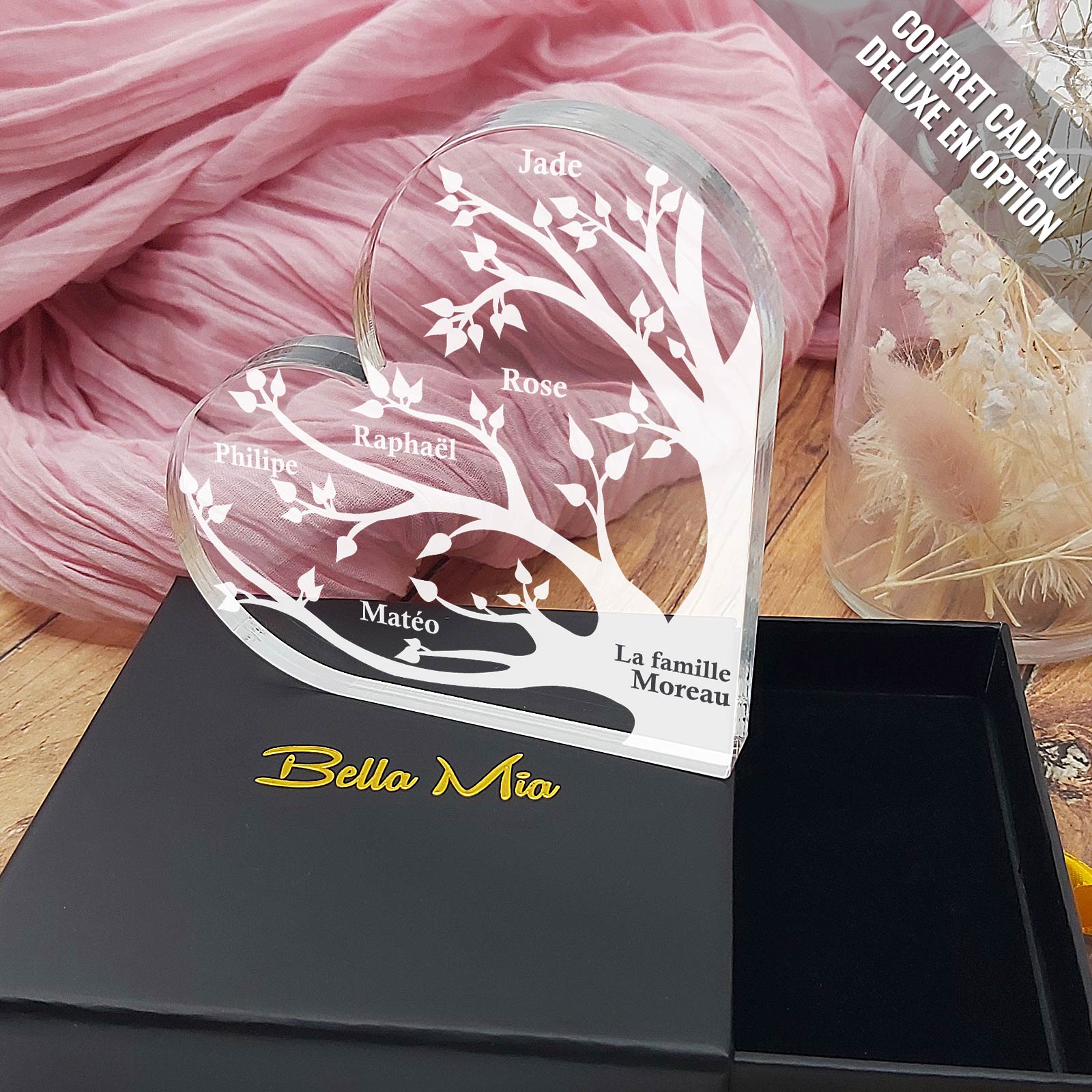 Arbre Généalogique en Cœur