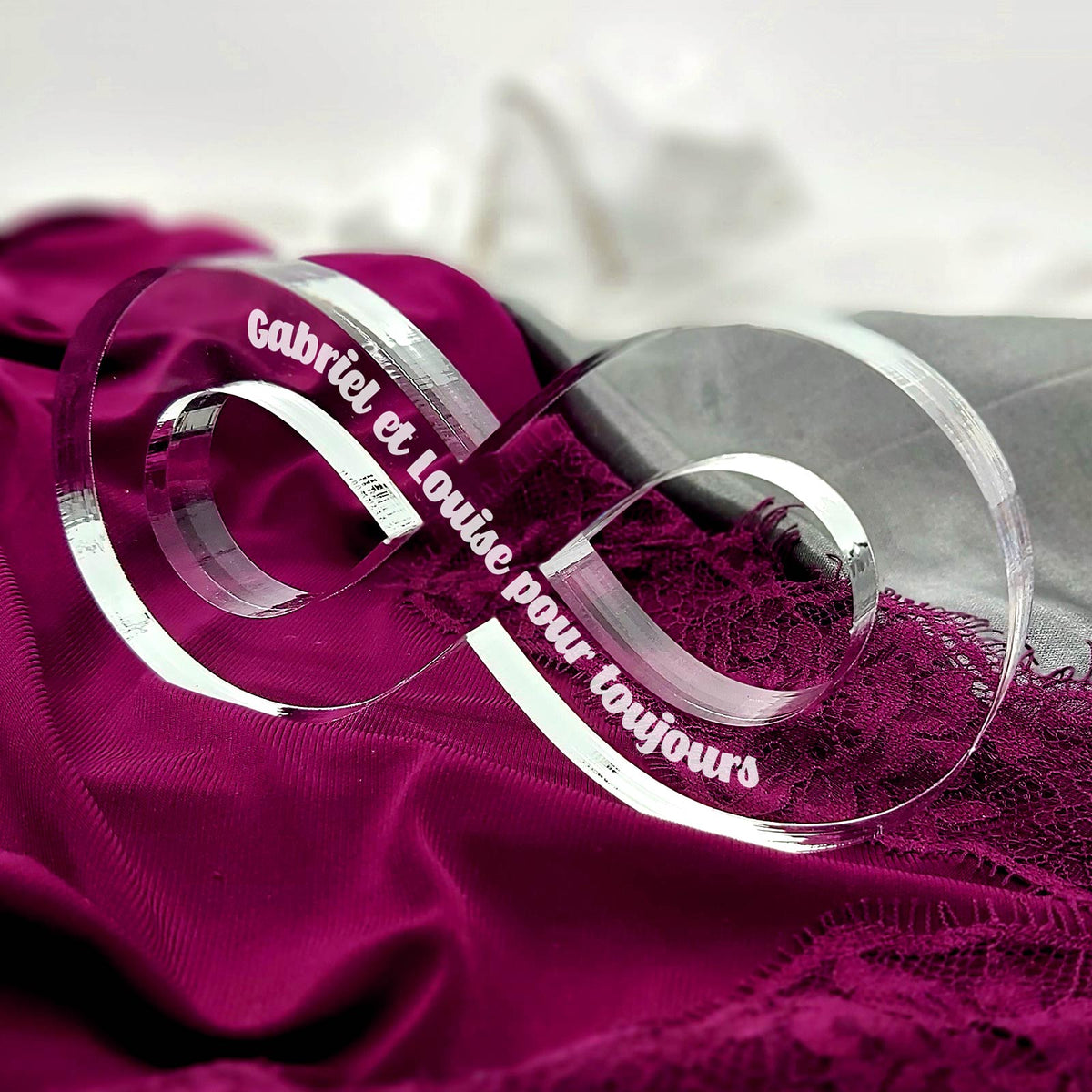 Signe de l&#39;Infini avec votre Propre Texte