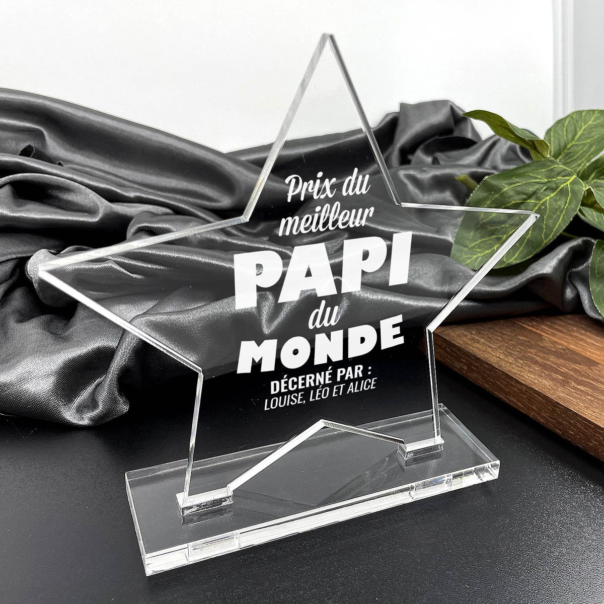 Prix du Meilleur Papy Personnalisé