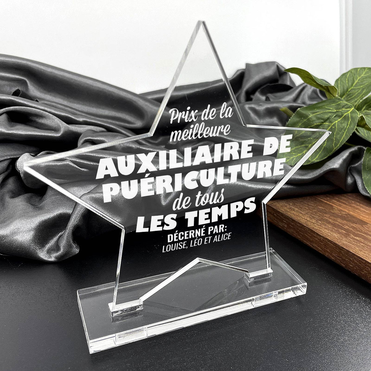 Prix Personnalisé pour Enseignants - Cadeau de Fin d&#39;Année pour Enseignants femme