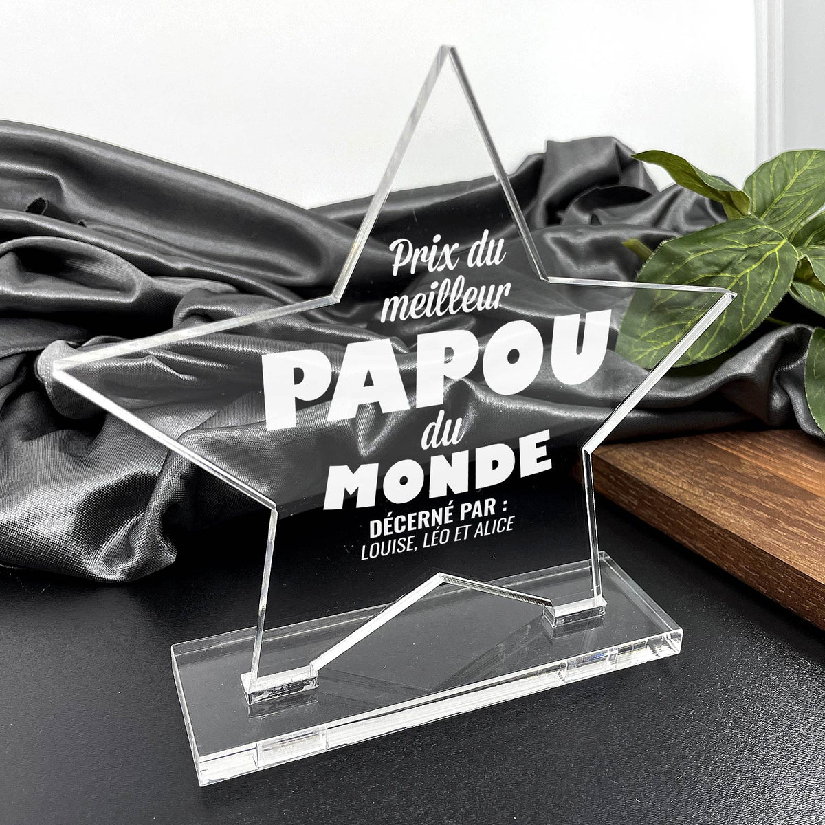 Prix du Meilleur Papa Personnalisé