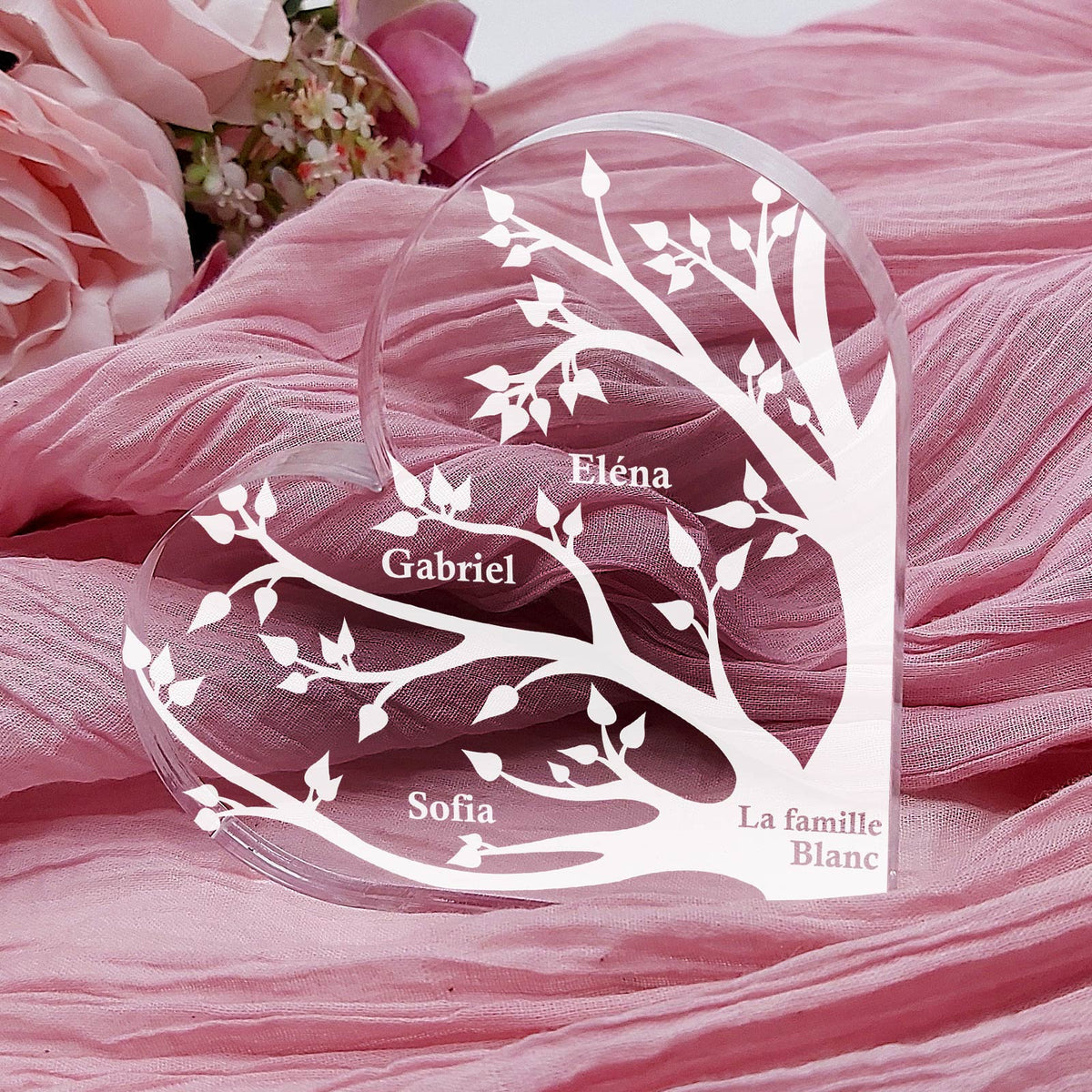 Arbre Généalogique en Cœur