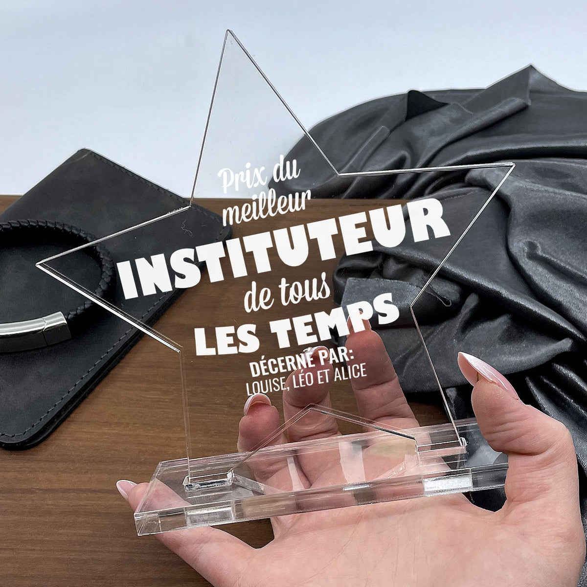 Prix Personnalisé pour Enseignants - Cadeau de Fin d&#39;Année pour Enseignants homme