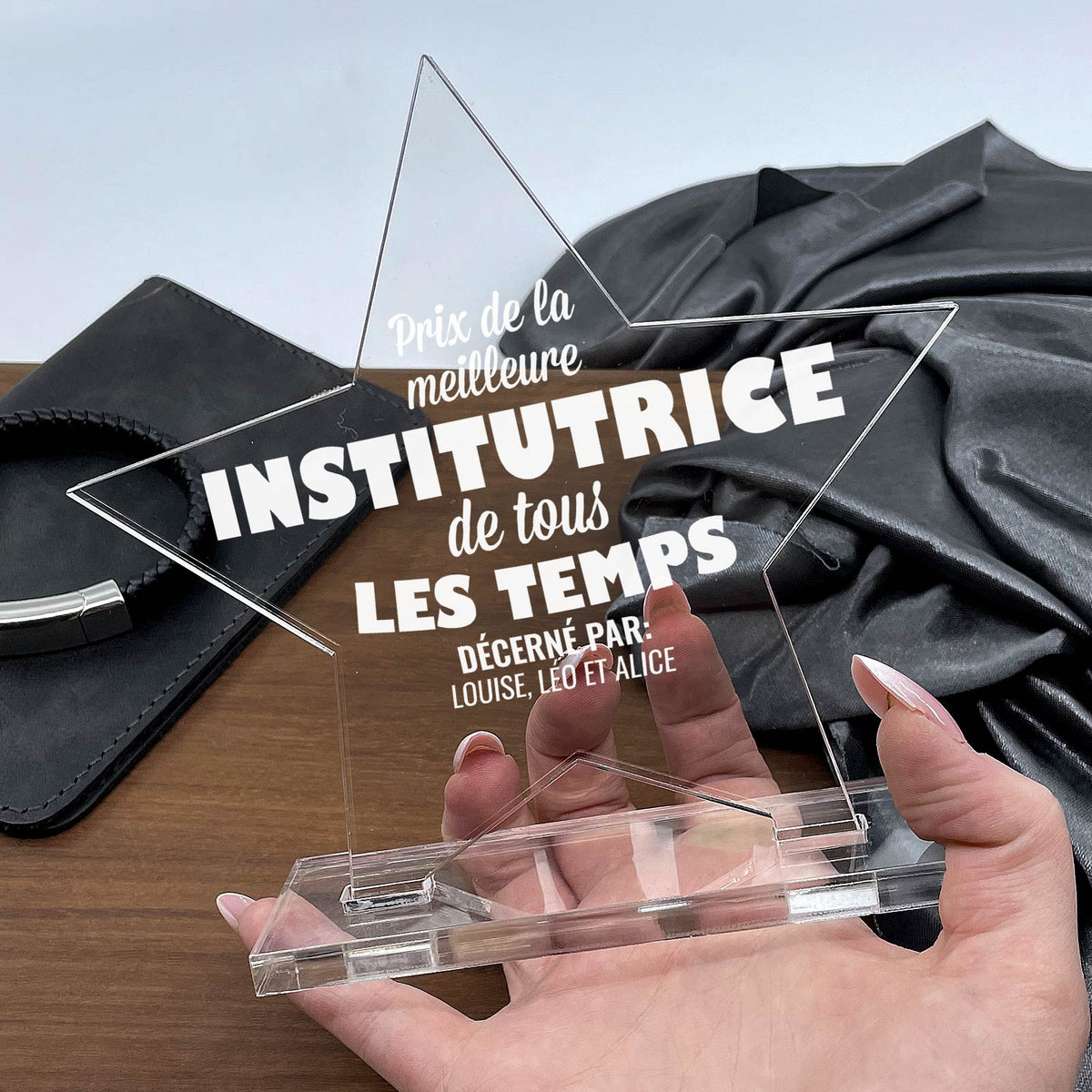 Prix Personnalisé pour Enseignants - Cadeau de Fin d&#39;Année pour Enseignants femme