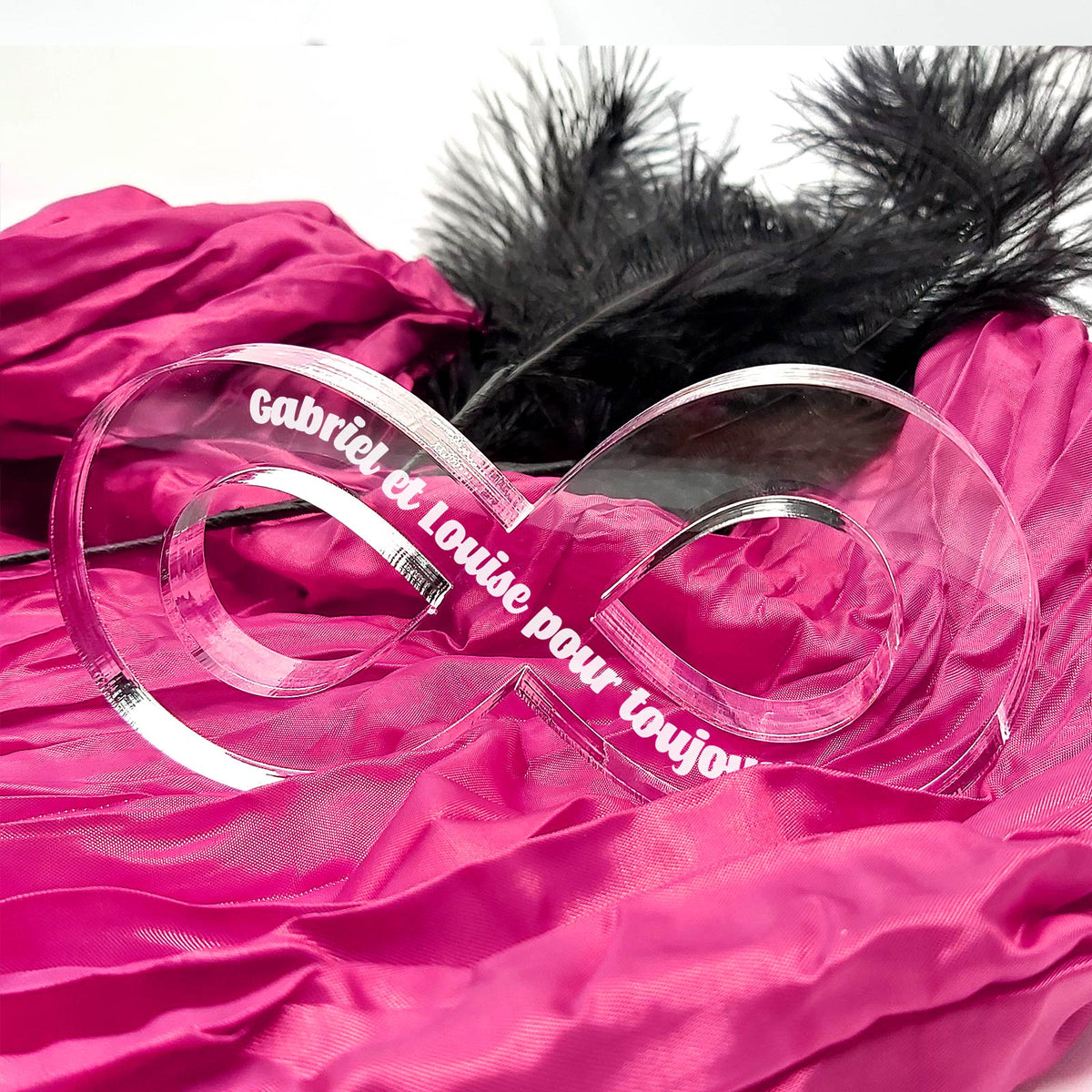 Signe de l&#39;Infini avec votre Propre Texte