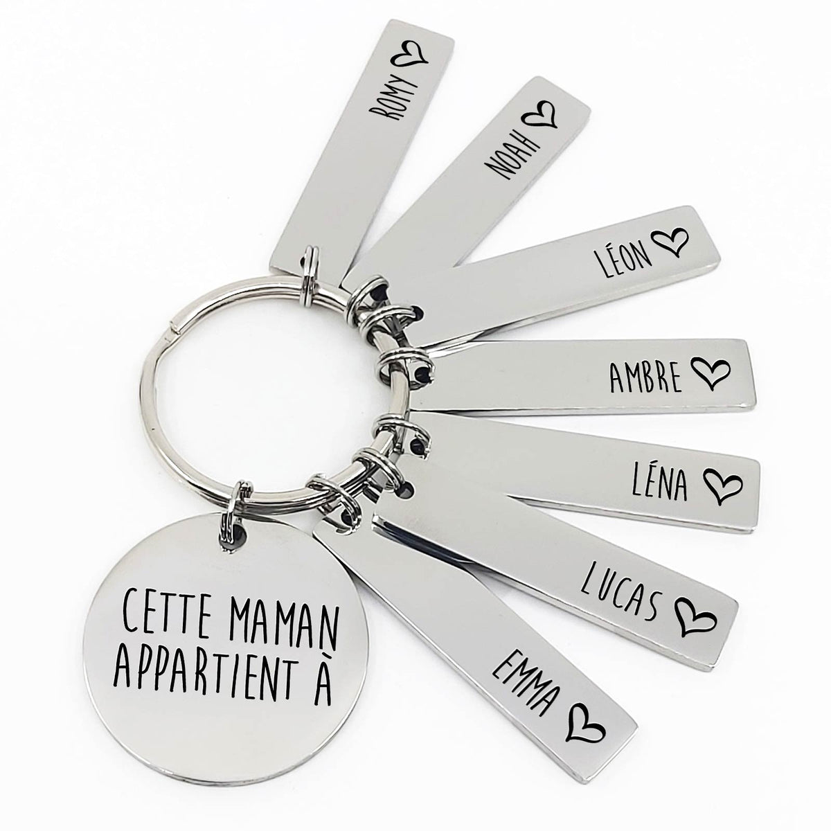 Cette maman appartient à -  Porte-clés