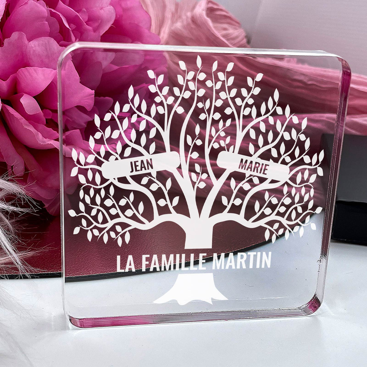 Arbre Généaologique - Plaque en Plexiglas