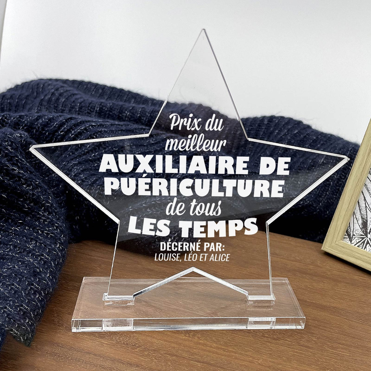 Prix Personnalisé pour Enseignants - Cadeau de Fin d&#39;Année pour Enseignants homme