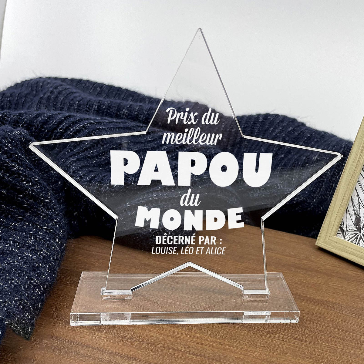 Prix du Meilleur Papy Personnalisé