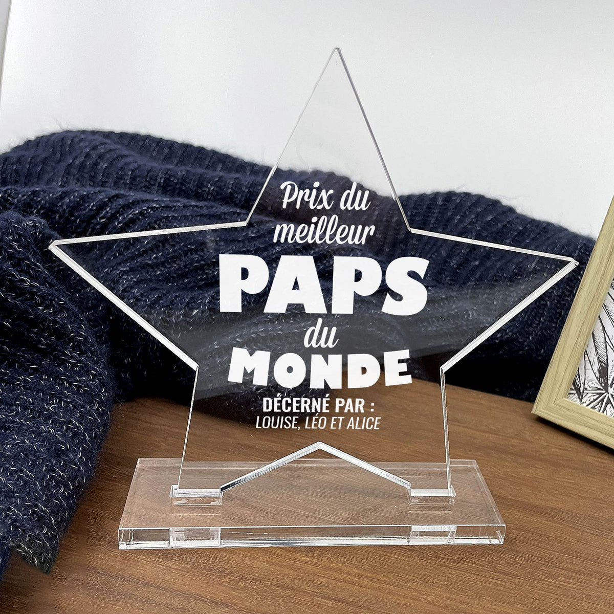 Prix du Meilleur Papa Personnalisé