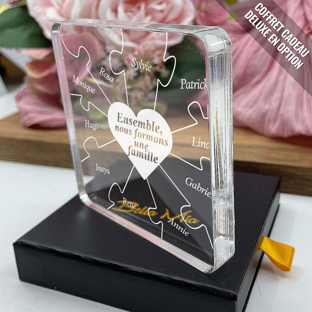 Ensemble Nous Formons une Famille - Plaque en Plexiglas